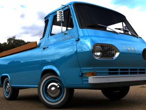 for d econoline e100 pickup 1962 3D Model