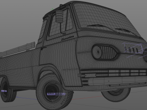 for d econoline e100 pickup 1962 Model 3D