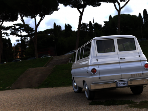 dodge a100 compact window 1964 3D Модель