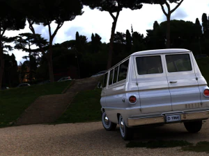 dodge a100 compact window 1964 3D Model