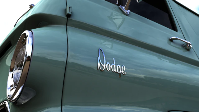dodge a100 compact van 1964 3D Model .c4d .max .obj .3ds .fbx .stl .blend