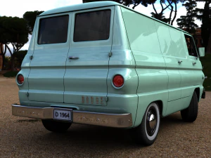 dodge a100 compact van 1964 3D Model