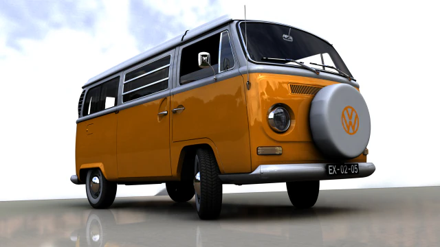 volkswagen t2 westfalia campista 1968 Modelo 3D .c4d .max .obj .3ds .fbx .stl .blend 