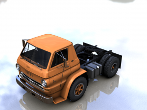 dodge l700 tilt cab truck 1966 3D 모델
