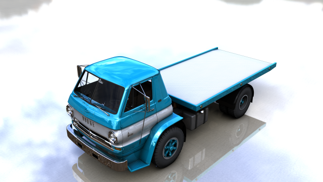 dodge l700 truck 1966 Modèle 3D .c4d .max .obj .3ds .fbx .stl .blend 