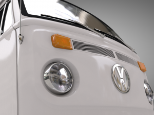 volkswagen t2 pick-up doble cab 1974 Model 3D