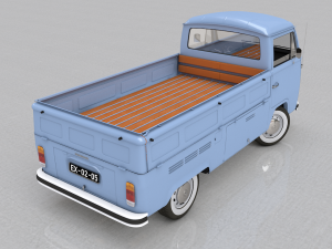 volkswagen pickup single cab 1974 Modelo 3D