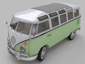 volkswagen t1 split screen 1967 3D मॉडल