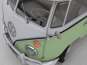 volkswagen t1 split screen 1967 Model 3D