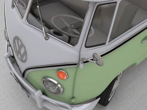 volkswagen t1 split screen 1967 3D Model