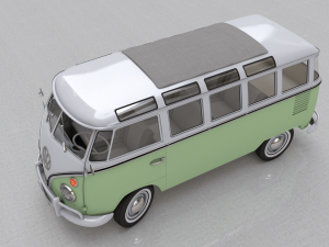 volkswagen t1 split screen 1967 Model 3D