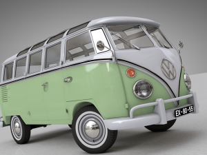 volkswagen t1 split screen 1967 Model 3D