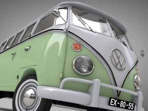 volkswagen t1 split screen 1967 Model 3D