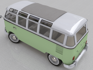 volkswagen t1 split screen 1967 Model 3D