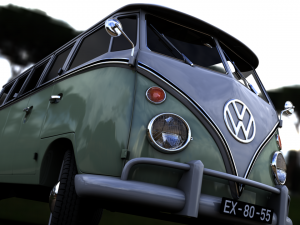 volkswagen t1 split screen 1967 Model 3D