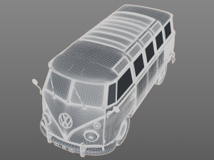 volkswagen t1 split screen 1967 Model 3D
