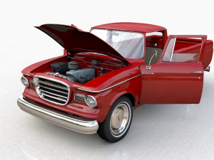 studebaker champ 1964 3D Model