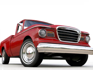 studebaker champ 1964 3D Model