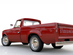 studebaker champ 1964 3D Model