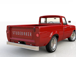 studebaker champ 1964 3D Model