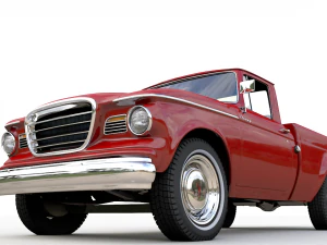studebaker champ 1964 3D Model