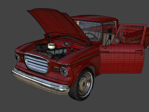 studebaker champ 1964 3D Model