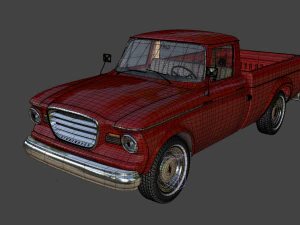 studebaker champ 1964 3D Model