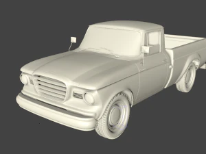 studebaker champ 1964 3D Model