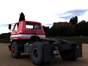 dodge l700 tilt cab truck 1969 3D 모델