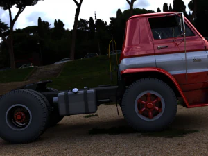 dodge l700 tilt cab truck 1969 3D Model