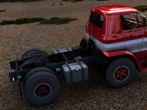 dodge l700 tilt cab truck 1969 3D Model