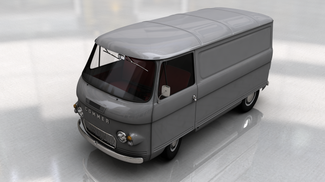 commer fc van 1968 3D-Modell .c4d .max .obj .3ds .fbx .stl .blend 