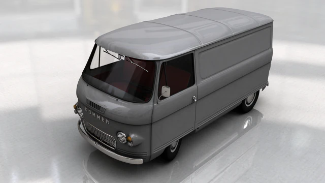 commer fc van 1968 3D Model .c4d .max .obj .3ds .fbx .stl .blend 
