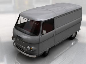 commer fc van 1968 3D Model