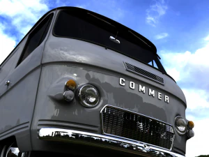 commer fc van 1968 3D Model