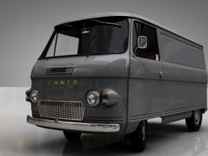 commer fc van 1968 3D-Modell