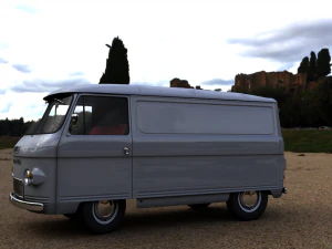 commer fc van 1968 3D Model