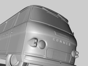 commer fc van 1968 3D Model