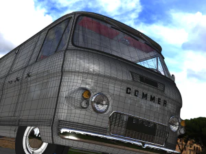 commer fc van 1968 3D Model