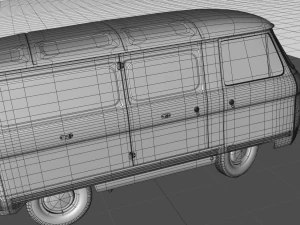 commer fc van 1968 3D Model