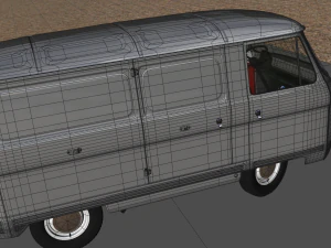commer fc van 1968 3D Model