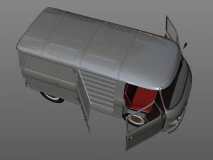 commer fc van 1968 3D Model