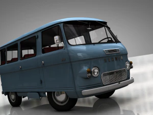 commer 2500 bus 1968 3D Model