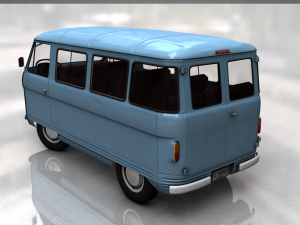 commer 2500 bus 1968 3D मॉडल