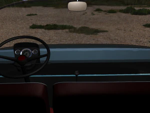 commer 2500 bus 1968 3D Model