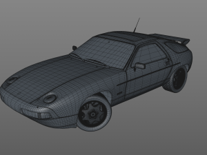 porsche 928 gt 1991 Model 3D