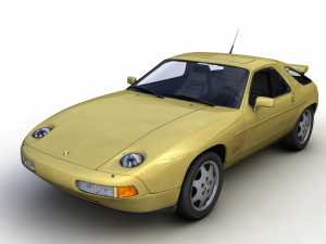 porsche 928 gt 1991 Modelo 3D
