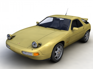 porsche 928 gt 1991 Model 3D