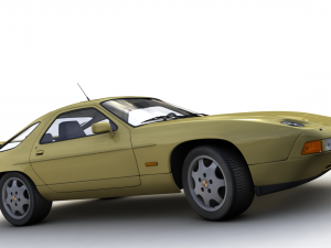 porsche 928 gt 1991 Model 3D