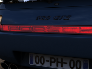 porsche 928 gts 1992 3D Model